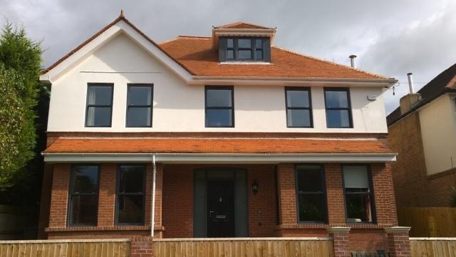 Large Residential — Anthracite Windows